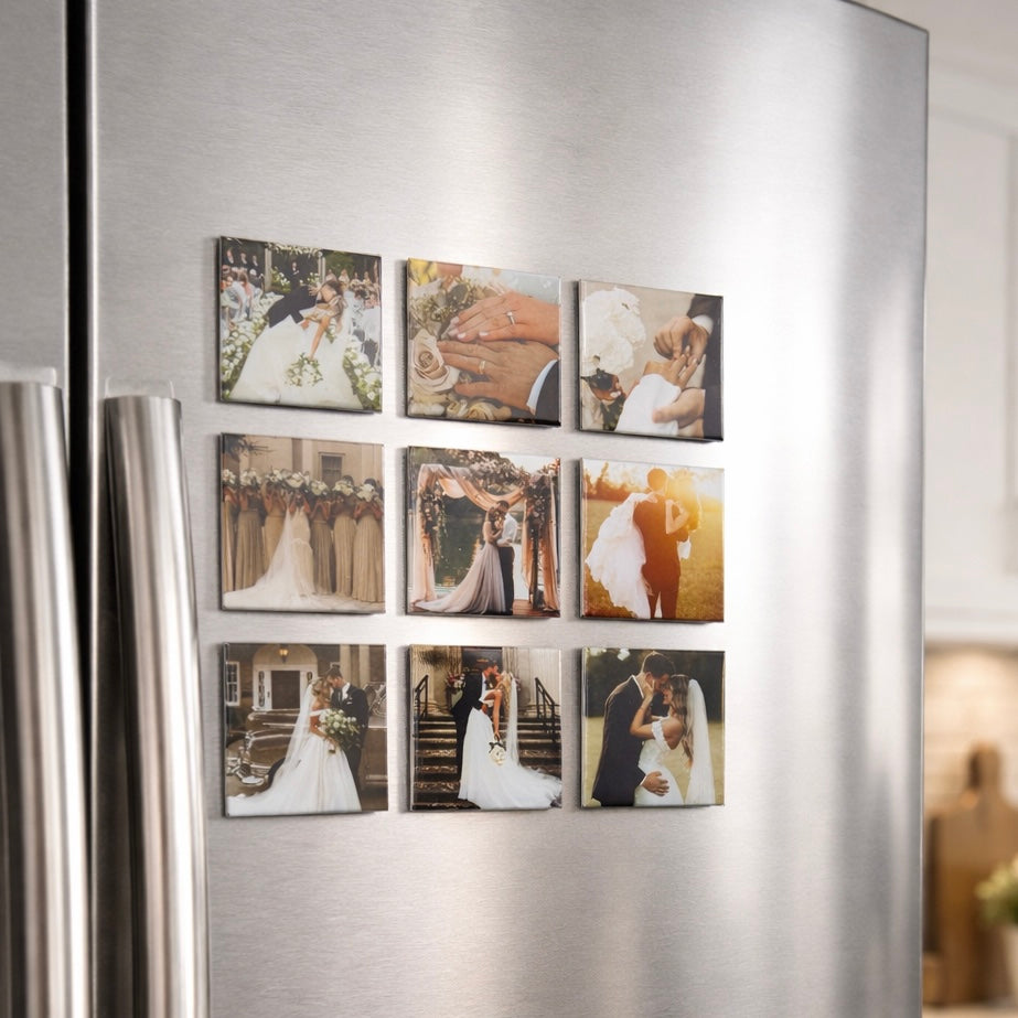 Custom Photo Magnets (Set of 9)